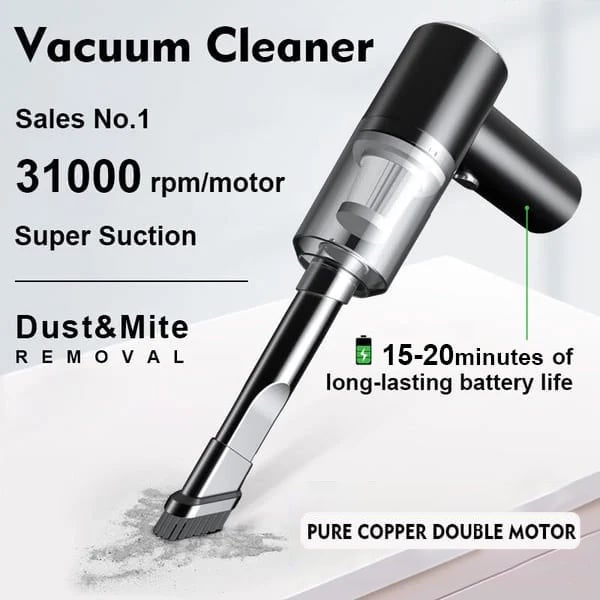 🔥Last Day Sale 49% OFF - Wireless Handheld Car Vacuum Cleaner